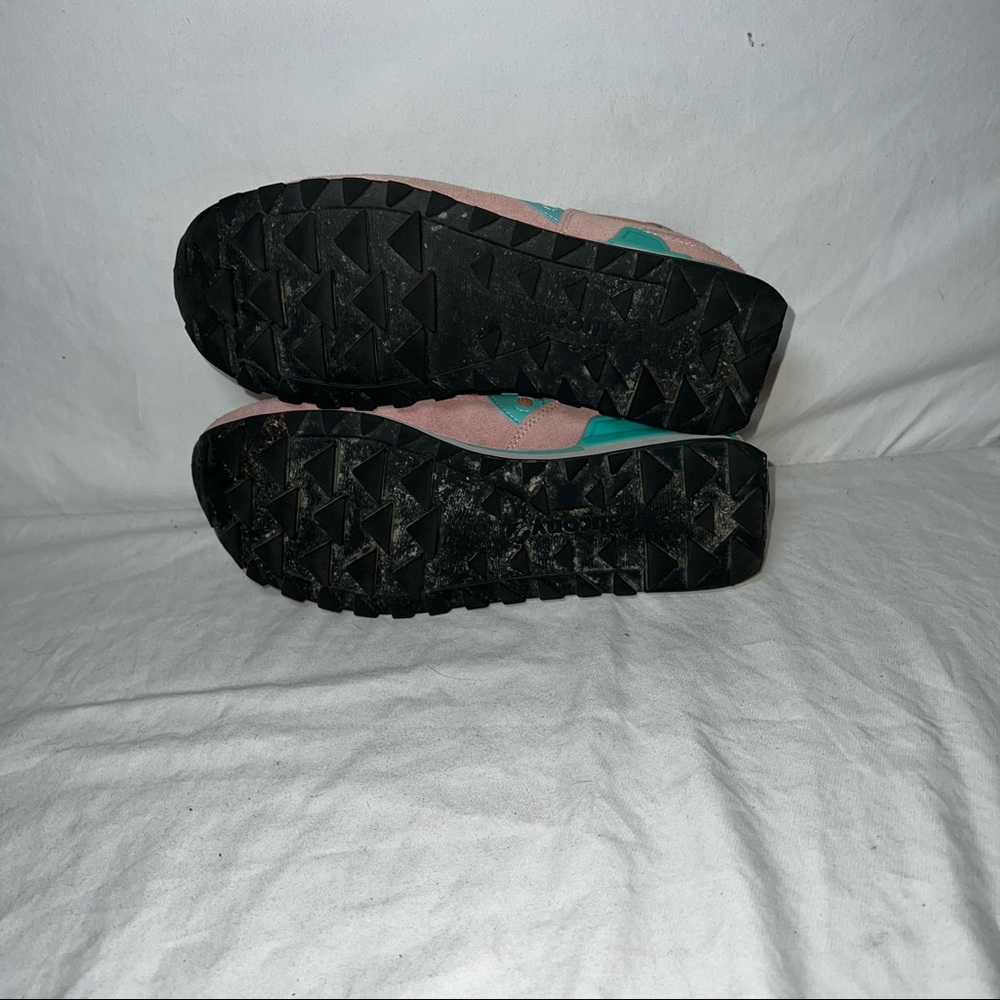 Women’s Saucony Shadow Original Pink Green S1108-643 Size 8.5 - Picture 8 of 9